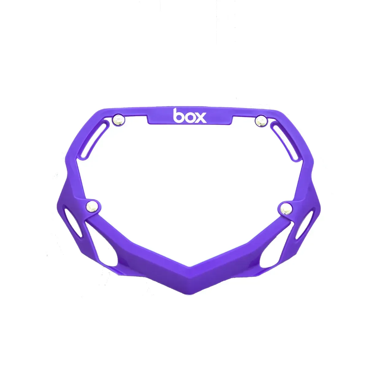 Box Two Number Plate Purple